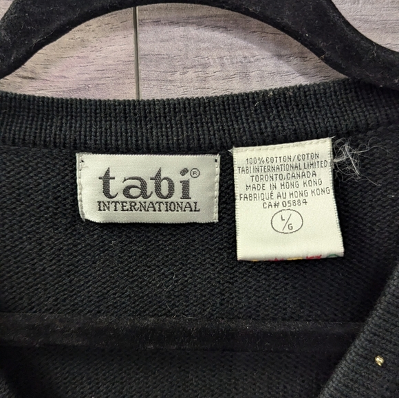 Tabi Vintage Cotton Xmas Vest - Size L - Picture 6 of 7